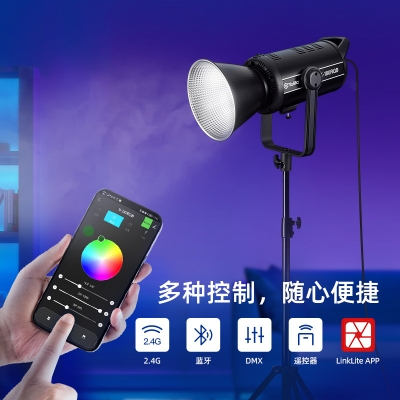 TOLIFO圖立方全彩RGB直播間補光燈cob攝影打光燈led直播燈攝影器材設(shè)備發(fā)絲燈X-180RGB